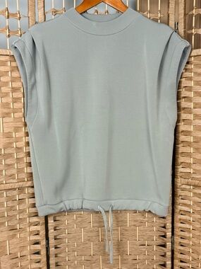 Varley Otis Sleeveless Sweat Doublesoft Size XS Relaxed Fit